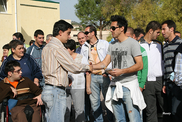 El Caravaca C.F. visita APCOM y comparte jornada con los alumnos - 67