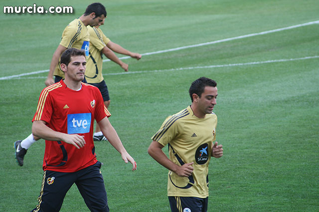 Entrenamiento de la Seleccin Española en Nueva Condomina - 208