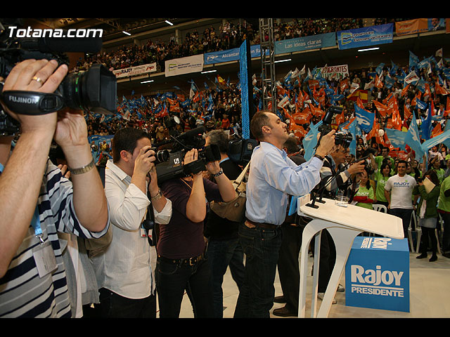 Mitin central de campaña PP Rajoy en Murcia - Elecciones 2008 - 110