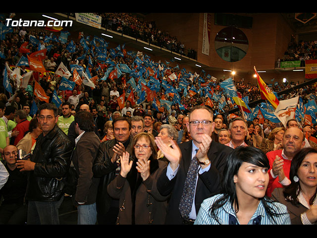Mitin central de campaña PP Rajoy en Murcia - Elecciones 2008 - 122