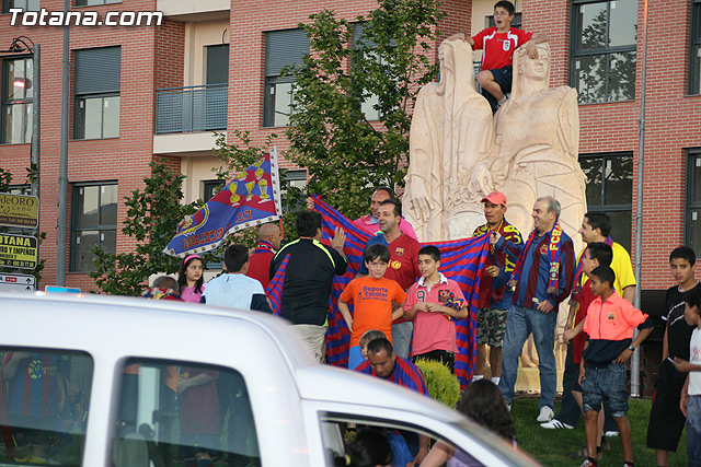 Celebracin del ttulo de Liga. FC Barcelona. Totana 2010 - 100