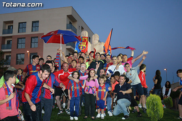 Celebracin del ttulo de Liga. FC Barcelona. Totana 2010 - 141