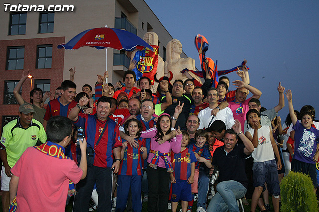 Celebracin del ttulo de Liga. FC Barcelona. Totana 2010 - 142