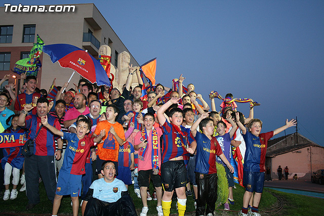 Celebracin del ttulo de Liga. FC Barcelona. Totana 2010 - 146