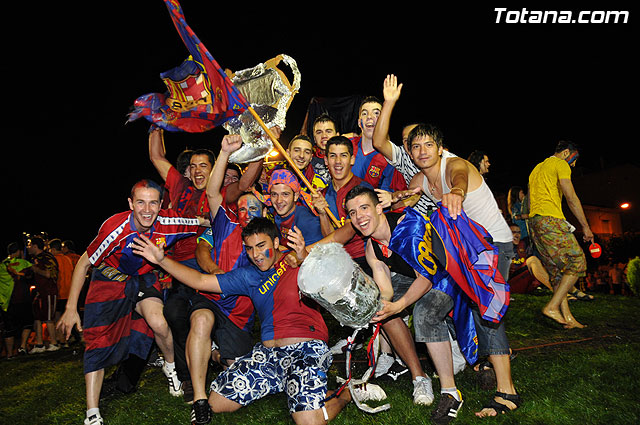 Celebracin del triunfo del Bara en la Liga de Campeones - 190