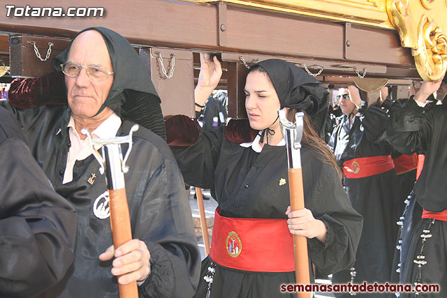 Procesin Viernes Santo maana 2010 - Reportaje I (Salida y recogida I) - 141