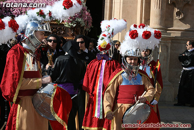 Procesin Viernes Santo maana 2010 - Reportaje I (Salida y recogida I) - 183