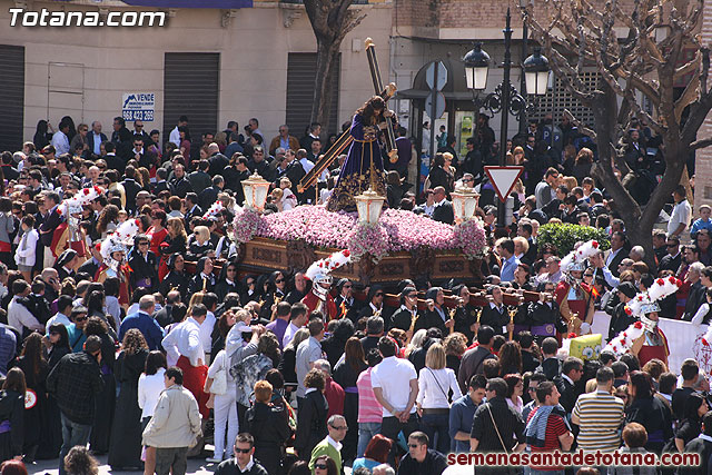 Procesin Viernes Santo maana 2010 - Reportaje I (Salida y recogida I) - 488