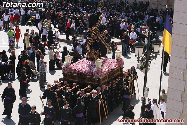 Procesin Viernes Santo maana 2010 - Reportaje I (Salida y recogida I) - 493