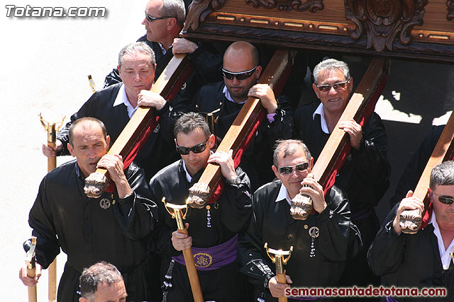 Procesin Viernes Santo maana 2010 - Reportaje I (Salida y recogida I) - 496